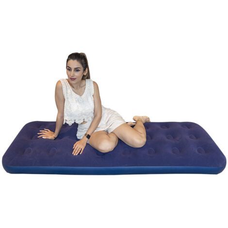 Materasso ad aria singolo, materasso gonfiabile per letto gonfiabile per campeggio e riposo (1/5)