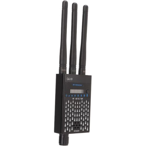 Rilevatore di segnale GPS wireless, 3 modalità di allarme affidabili, rilevatore RF professionale regolabile con 3 antenne per dispositivo di ascolto