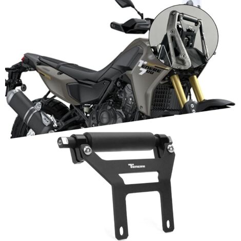 Per TENERE 700/rally/XTZ700/XTZ690/ rally 2025 Supporto per telefono con traversa estesa Navigazione GPS per moto Staffa di montaggio Asta TENERE 700 rally 2019-2025 Accessori moto (1/5)