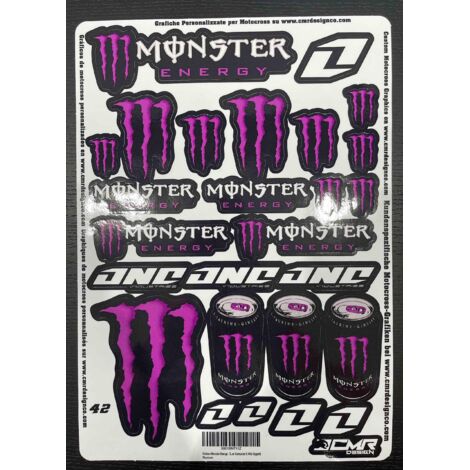 Adesivi Monster Energy - Adesivi per moto - Adesivi per quad - Motocross - Per moto, auto, caschi, laptop e altri articoli