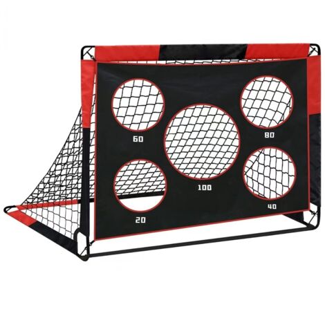 Porta da calcio per bambini con 6 zone, 150 x 120 x 120 cm, portatile e robusta, per sport all'aria aperta e allenamenti di calcio