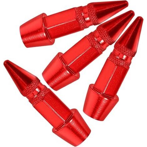 Cappucci per valvole in acciaio inossidabile da 4 pezzi Cappucci per valvole universali per pneumatici per auto Installazione semplice Accessori pratici resistenti all'usura per tutte le ruote (1/3)