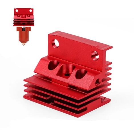 Per dissipatore di calore estrusore K1/K1 Max, dissipatore di calore K1 Max flusso elevato stampante ad alta temperatura Blocco kit hotend K1 per kit hotend in ceramica Creality K1/K1 Max (dissipatore (1/5)