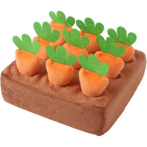 Dig Mat – Gioco interattivo per dare da mangiare ai cani  Tappetini per animali  Arricchimento e superficie per esercizi  Puzzle game olfattivo con 9 carote, stimolazione mentale, lotta alla noia