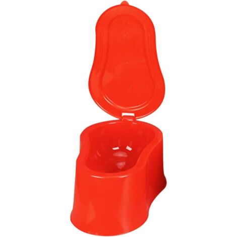 Toilette portatile Toilette portatile per auto per piastrelle WC da campeggio Vasino portatile per WC portatile da campeggio per adulti Poppa automatica per esterni