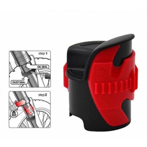Detergente per guarnizioni forcella Moto universale Ripara le guarnizioni della forcella che perdono in pochi secondi Detergente per forcelle Durevole Rosso (1/4)