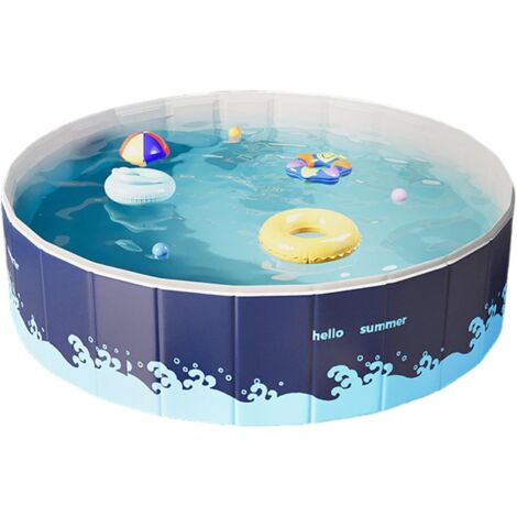 Piscina Non Gonfiabile, Vasca da Bagno a Pavimento, Laghetto da Giardino Portatile, Serbatoio dell'Acqua Pieghevole, Design Facile da Installare per Attività Estive per Adulti
