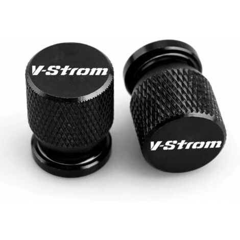 2PCS Moto Tappi Valvola per Suzuki V-Strom DL 250 650 1000 1050XT 800DE 800DE Vstrom 1000XT 1050XT XT DL1050 Vstrom 800DE CNC Antipolvere Pneumatico Coperchio Della Valvola Dell'aria (1/5)