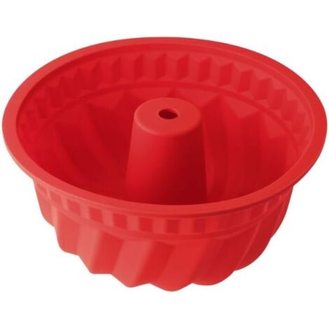 Stampo per torta, Stampo in silicone, Stampo in silicone, Rosso, 22 cm