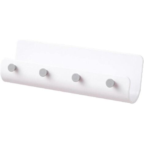 Tastiera minimalista Sanfly, portachiavi autoadesivo con quattro ganci utilizzati per riporre le chiavi (1/5)