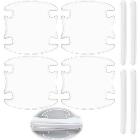 Set di 8 pellicole protettive per maniglia portiera auto per maniglia portiera auto antigraffio (1/3)