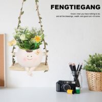 Vaso da fiori sospeso con faccia oscillante, fioriera oscillante con