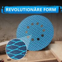 Dischi Abrasivi Professionali 225 Mm – Mixpack 30 Pezzi (Grane 60/80/120/180/240) Per Levigatrice Orbitale