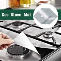 Tappetino Protettivo Per Fornello A Gas In Fibra Di Vetro – 54x27 Cm, Resistente Al Calore, Riutilizzabile, Lavabile In Lavastoviglie, Copertura Universale Per Piani Cottura
