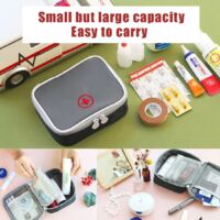 Mini Kit Di Pronto Soccorso Portatile - Borsa Di Stoccaggio Della Medicina Compatta - Kit Di Primo Soccorso Vuota Mini Kit Di Pronto Soccorso Portatile - Borsa Di Stoccaggio Della Medicina Compatta - Kit Di Primo Soccorso Vuota