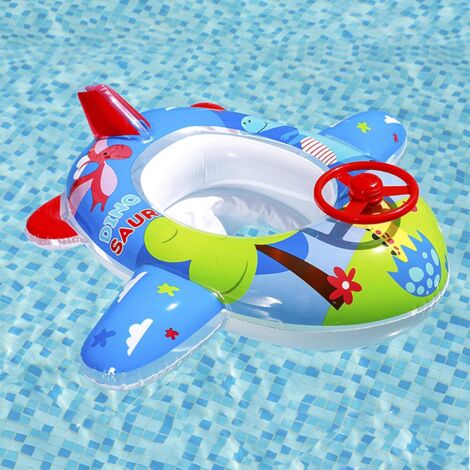 Flotador Infantil Con Volante Para Piscina Y Playa – Aro Inflable De PVC Con Respaldo, Estable Y Seguro, Ideal Para Niños Y Niñas De 1 A 4 Años, Regalo De Verano