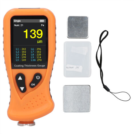 Medidor de espesor de revestimiento automotriz digital GT230A de 0 a 1300 um, instrumento de medición de espesor de pintura (1/5)