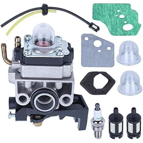 Carburador con junta para Honda GX35 HHT35 HHT35S recortador Carb reemplaza 16100-Z0Z-034 Kit de línea de combustible filtro de aire (1/5)