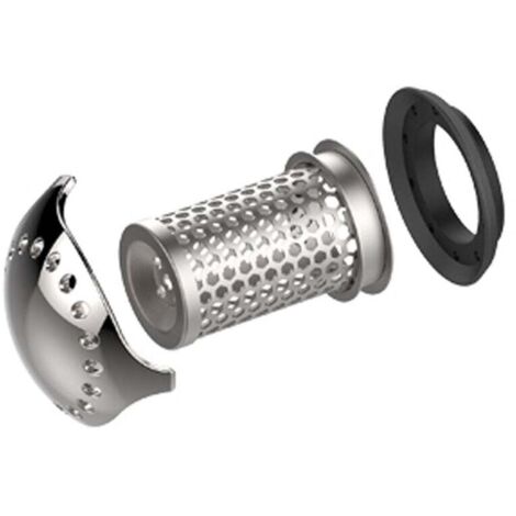 Filtros de bañera Recogedor de pelos Colador de acero inoxidable para bañera Varios tamaños de desagüe de 1,38" a 1,77" (1/4)