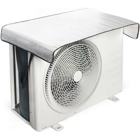 Cubierta de aire acondicionado, aire acondicionado exterior, cubierta de protección solar, cubierta impermeable para aire acondicionado, protección contra el polvo para el hogar, protectores de aire