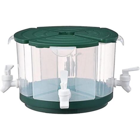 Dispensador de bebidas de 5 litros con grifo para frigorífico, jarra grande para frigorífico, hervidor frío para té de verano (1/5)