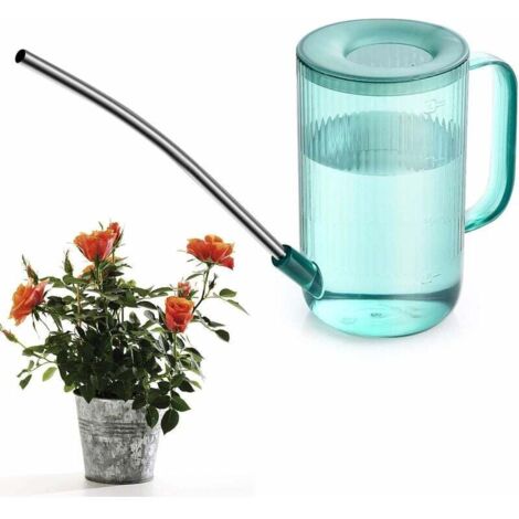 Regadera pequeña, regadera para plantas de interior Regadera pequeña para plantas de jardín, regadera de pico largo Regadera de flores Plantas de interior y exterior Herramienta para plantas de jardín (1/5)