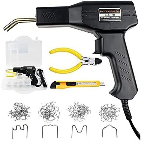 Máquina para reparar parachoques de automóvil, juego de pistola de soldar, máquina para reparar plástico, máquina para soldar plástico, equipo para soldar plástico (1/5)
