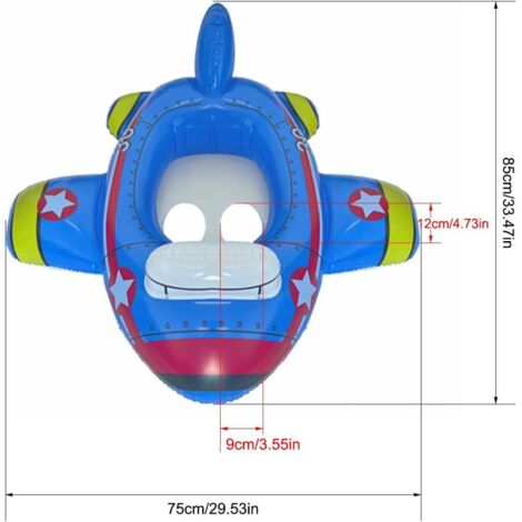 Shengruili Anillo De Natación Inflable Para Bebé – Asiento Flotador Para Niños De 6 A 36 Meses – Seguro Y Cómodo