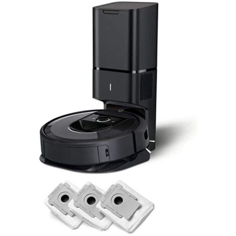 Bolsa de tela adecuada para el sistema automático de barrido de robot irobot Roomba i7 E5 E6, accesorios para bolsa de polvo. (1/4)