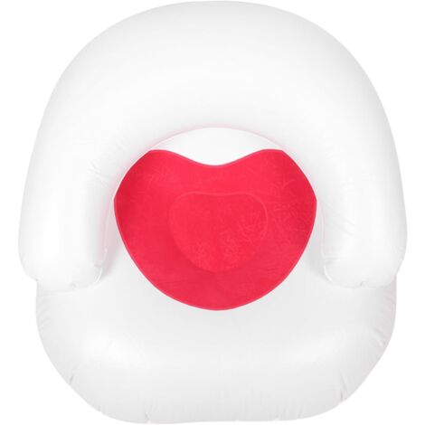 Cómodo y plegable sofá inflable pequeño sillón inflable con respaldo para diseño interior y exterior y portátil para relajación y ocio. (1/5)