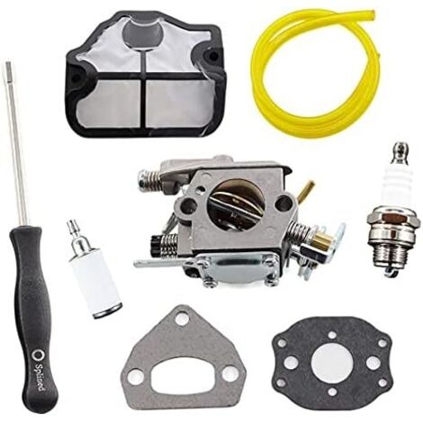 Carburador con filtro de aire de bujía para motosierra Husqvarna 36 41 136 137 141 142 para Zama C1Q-W29E (1/5)