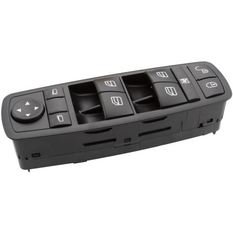 Botón elevalunas W164, interruptor de ventana 1698206610, control de ventana delantero izquierdo para AB GL ML R Clase W169 W245 X164 W251 (1/5)
