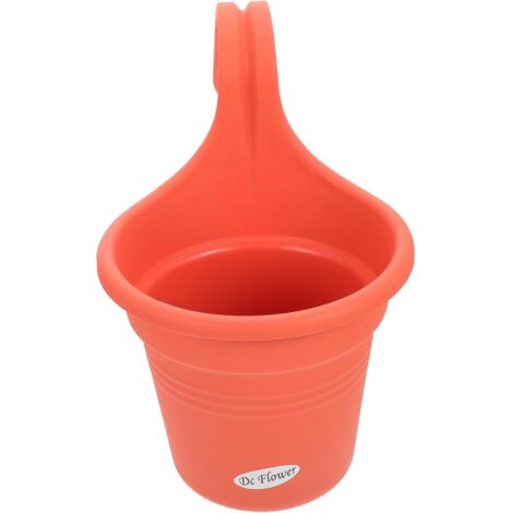Estante para arreglos florales con un solo gancho para colgar macetas colgantes, balde para flores colgante, balde para flores montado en la pared, balde para flores para el hogar, mini balde para flo (1/5)