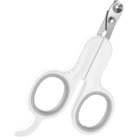Cortaúñas profesional para gatos, cortaúñas para mascotas, cortaúñas para gatos, gatitos, conejos pequeños, pájaros, para familias principiantes (gris) (1/5)