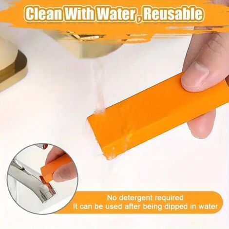 3 PCS Kit para borrar arañazos de Acero Inoxidable,Borrador magico,Gomas Mágicas Anti óxido - Elimina Manchas de Agua y Óxido en Utensilios de Cocina