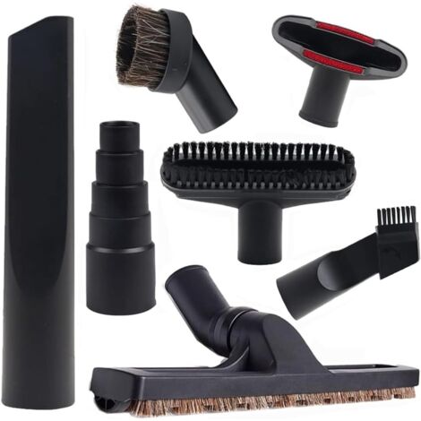 7 piezas de accesorios de aspiradora de repuesto para accesorios Shop Vac con adaptador de 1 7/8" a 1" para Shop Vac, juego de cepillos para accesorios de limpieza del hogar de 1 1/4" para accesorio S (1/5)