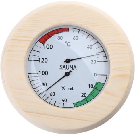 Higrómetro digital e higrómetro para sauna: control de temperatura y humedad para uso diario en sauna. (1/5)