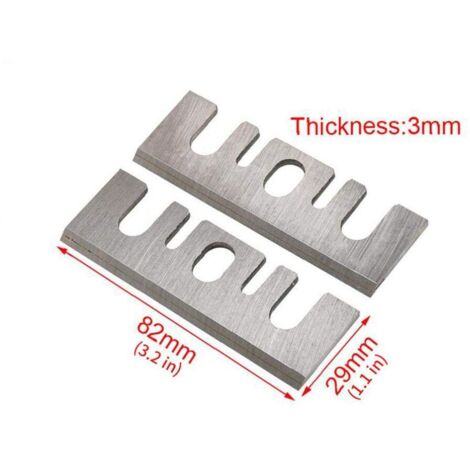 Cuchilla para cepilladora eléctrica Hitachi F20A Ancho de corte con afilador de cuchillas Cepillo de madera Herramientas para trabajar la madera Repuestos (2 piezas)