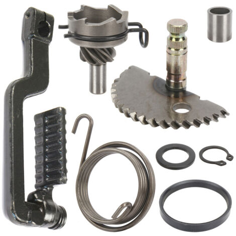 Aplicable al conjunto de eje de arranque del engranaje de arranque del motor para scooter de 4 tiempos Gy6 50Cc 60Cc 80Cc (1/5)