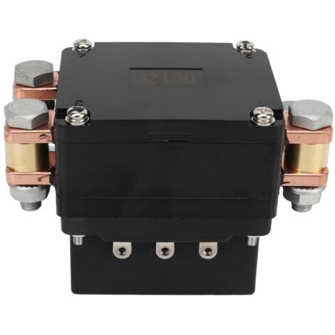 Relé de cabrestante eléctrico, relé de solenoide de cabrestante eléctrico de 12 V 600 A, contactor de relé de solenoide de cabrestante de arranque rápido para cabrestante de vehículos ATV UTV de 15000 (1/5)