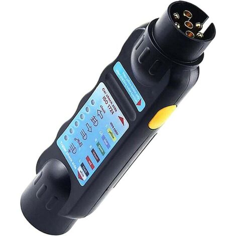 Probador de circuito de luz de remolque de 7 pines y 12 V, comprobador de luz de remolque de 7 pines, herramientas de prueba de diagnóstico para automóviles y yates (1/5)