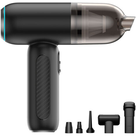 Mini aspiradora portátil de mano con carga USB, multifuncional, para coche, hogar, inalámbrica. (1/5)