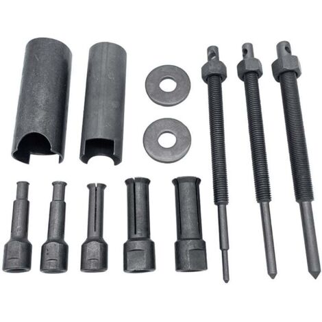 Herramientas especiales para cojinetes de la carcasa interior de la motocicleta, kit de herramientas de extracción de cojinetes, extractor de cojinetes de ocho piezas (negro) (1/5)