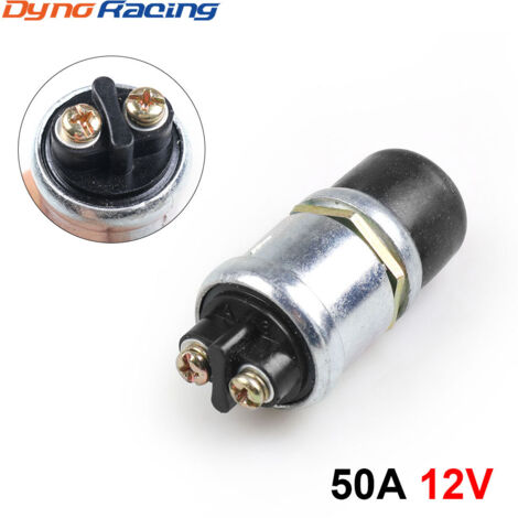 Interruptor de arranque para vehículos agrícolas, 50 A, 12 V, interruptor de arranque con una sola llave, interruptor para maquinaria de alta resistencia, resistente al agua (1/5)