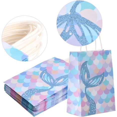 Bolsas Kraft Navidad Paquete De 12 Bolsas De Papel Kraft, Bolsas