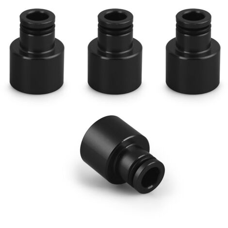 Espaciador de inyector de combustible, adaptador de inyector de combustible, kit extensor de inyector de combustible de 4 piezas, espaciadores de inyector de combustible para inyectores de combustible (1/5)