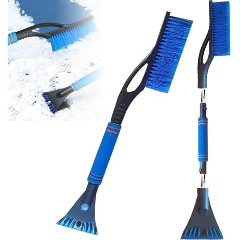 Raspador de hielo y cepillo para nieve (2 en 1), cepillo para nieve de invierno desmontable, raspadores de nieve para automóviles, raspador de hielo para parabrisas, raspador de escarcha para automóvi