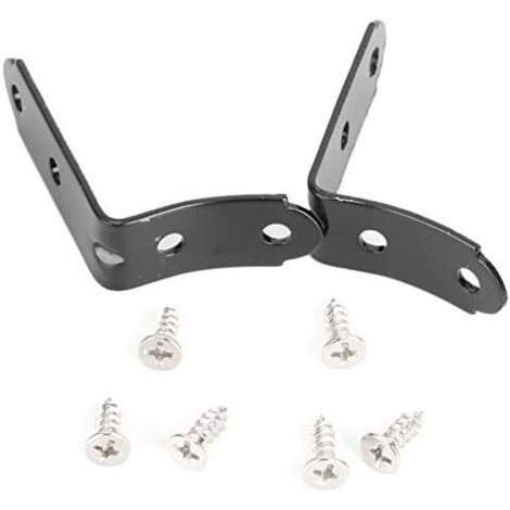 Kit de reparación de bisagras, soporte de bisagra de tapa de guantera de hierro para A3 A4 S4 B6 B7 Negro (1/5)