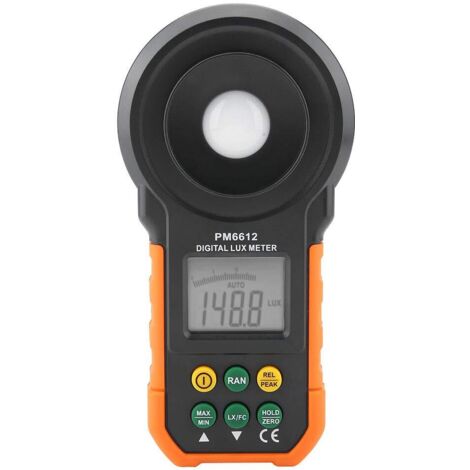 PM6612 Medidor de lux de alta precisión Medidor de lux digital Pantalla de cristal líquido de 0-200.000 lux (1/5)