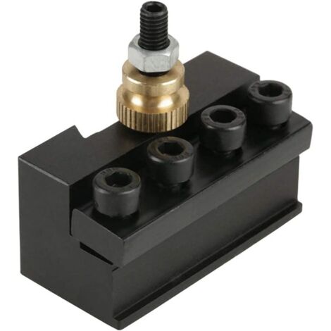 Poste de herramientas de cambio rápido de estilo americano, poste de herramientas de aleación de aluminio para torno de 1/4" a 1/2" (1/5)